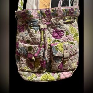 Vera Bradley Daisy Hipster Crossbody Tote Bag